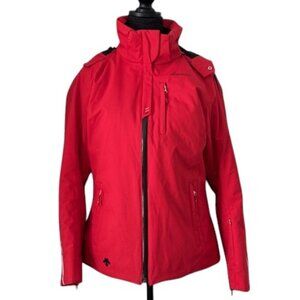 DESCENTE Mila Insulated Ski Snowboard Red Jacket Sz S/8
